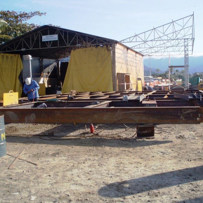 Projeto Mexilhão - Construção do segundo Cantitravel.